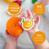 Curious Columbus Toddler Magnets – Set of 52 Fridge Magnets for Kids – Includes 26 Large Foam Food Pieces and 26 ABC Alphabet Letters for Learning...