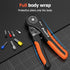 Preciva Hexagonal Ferrule Crimping Tool, AWG 28-7(0.08-10mm²) Crimper Plier Adjustable Ratcheting Wire Crimping Tool...