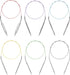 Circular Knitting Needles Set Round Needle Metal Magic Loop 40 Inch Size 15 11 9 7 4 1.5...