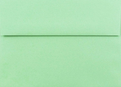 Green Pastel 25 Pack (5-1/4 x 7-1/4) A7 Envelopes for 5" X 7 Greeting Cards Invitations Announcements from The Envelope Gallery...