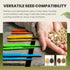 Dibby Seed Sowing Garden Tool Dibber Planter Transplanter – Sow Seeds at the Right Depth – Easily Transplant Delicate Seedlings (Dibby XL) Blue...