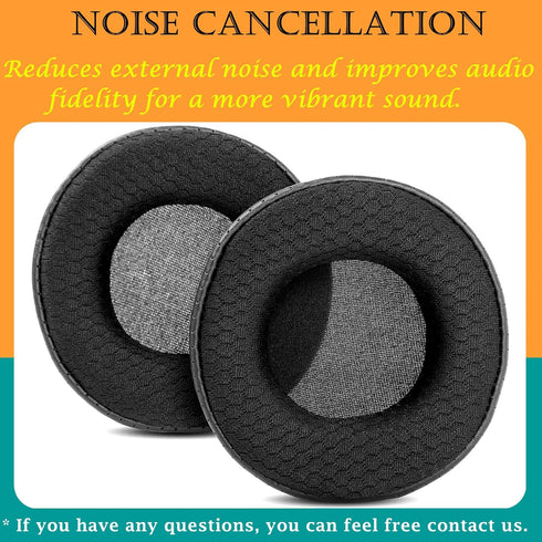 TaiZiChangQin Upgrade Ear Pads Ear Cushions Replacement Compatible with MSI DS502 DS-502 DS501 Headphone (Fabric Earpads Black)...