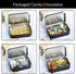 Metal Rectangular Empty Hinged Tins Tin Containers Empty Metal Tins Box Small Empty Tins with Lids Rectangular Hinged Tins Mini Portable Box Conta...