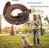 Guiding Star 5ft Leather Dog Leash and Collar Set, Soft Braided Leather Dog Leash 5ft with Adjustable Dog Collar, Heavy Duty Leather Dog Collar an...