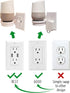 Mount Genie Smart Home Outlet Shelf: Hidden Cord Storage and Extra Custom Short Cords Great for Google Home, Nest, Security Cameras, Smart Speaker...