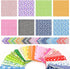 56Pcs 10"x10" Quilting Cotton Fabric Squares Sheets Pre-Cut Multi-Color No Repeat Design Printed Floral Craft Fabric for DIY Sewing Scrapbooking Q...