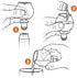 Final Touch Bottle-Top Snifter Jigger Stopper (FTA7041)...