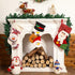 9 ft Prelit Christmas Pine Garland with 50 Battery Operated Warm White LED Lights Timer Outdoor Display...