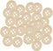 Wooden Buttons - Round Wood Buttons for Crafts Sewing Sweater by Mandala Crafts, Natural Color Bulk 100 PCs 20mm 3/4 Inch Button with 4 Holes...