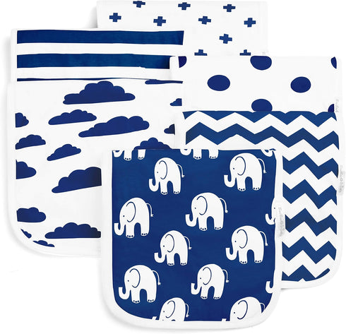 Burp Cloths for Baby Boy & Girl - Ultra Absorbent Burping Cloth Rags - Anti Shrink Unisex Burpy Clothes - Super Soft Jersey Cotton, Large 21"x10" ...
