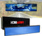 ICBEAMER 11.8 Inch Car Rearview Mirror, Panoramic Wide Angle, HD Blue Tint Glass, Interior Clip On Convex Car Mirror, Anti Glare, Automotive Acces...