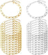 20pcs Chain Bracelets Kit Alloy Link with Lobster Clasps for Christmas DIY Women Jewelry Findings Bracelet Making (Gold & Silver)...