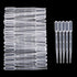 ESHATO 100 PCS Sterile Transfer Pipettes, 3ML Disposable Plastic Transfer Pipettes, Essential Oils Pipettes, Calibrated Dropper Suitable for Scien...