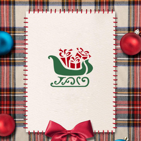 64Pcs Small Christmas Stencils, 3X3 Inch Reusable Craft Stencil for Painting on Wood, Fabric, Paper, Windows, DIY Christmas Ornaments, Cards, Deco...