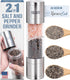 Eparé 2 in 1 Salt and Pepper Grinder Combo – Manual Dual Salt and Pepper Grinder in One for Kitchen Use – Stainless Steel All in One Himalayan Sal...