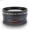 58mm 0.43x Wide Angle (w/Macro) High Definition Lens for DSLR Canon EOS Rebel 70D 77D 80D 90D T8i T7 T7i T6i T6s T6 T5i T5 T4i T3i T100 SL1 SL2 SL...
