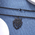 Dreamtimes Lion With King Crown Necklaces for Men Punk Animal Stainless Steel Pendant Necklace Men's Chain Fashion Jewelry Gothic Punk Rock Mens P...