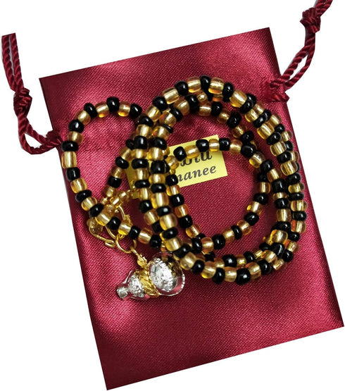 Heavens Tvcz Gourd Calabash Pendant White and Gold Lucky Jewelry Ornament Good Power for Women Charms and Necklace Beads Good Fortune Wealth Healt...