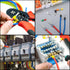 800 Pcs Wire Ferrule Connectors Kit, AWG 22-10 Wire Ferrules Terminals Connectors Kit, Copper Nylon Insulated Cord Pin Ends Crimp Ferrules Connect...
