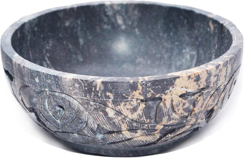 Nirvana Class - Soapstone Scrying and Smudge Bowl (Scrying - Bowls & Mirrors) (4 Inch) From India...