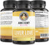 Ancient Bliss Liver Love - Natural Milk Thistle Liver Detox and Liver Health Cleanse Supplement - Support Healthy Liver in Men and Women - 60 Caps...