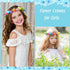 Syhood Rose Style Crowns Making Kit, 168 Pcs Parts, Make Your Own Flower Crown Wreath Headbands and Bracelets Craft Kit Hair Accessories Handmade ...