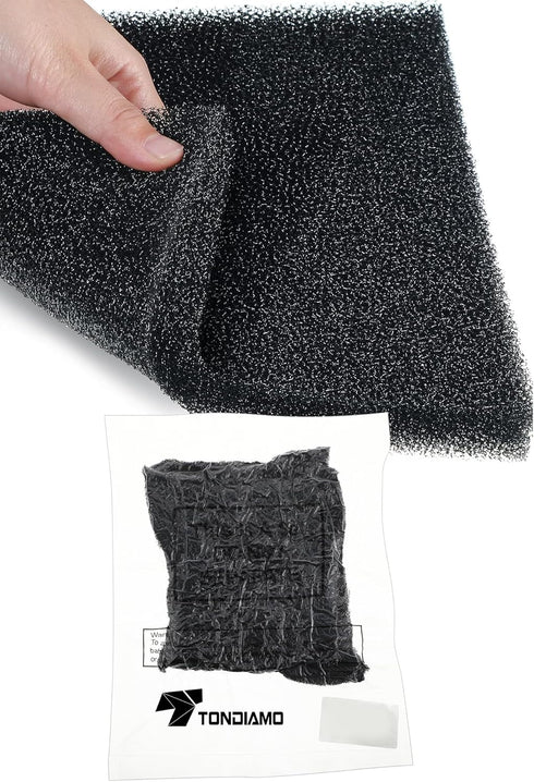 3 Pieces Sponge Filter Pad Aquarium Filter Media Cut to Fit Foam for Fish Tank Filters Replacement Fish Tank Cleaner Open Cell Foam Sponges for Di...