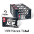 Dentyne Ice Arctic Chill Sugar-Free Chewing Gum, 9 Packs of 16 Pieces (144 Total Pieces)...