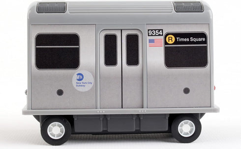 Daron MTA Subway Pullback Toy w/ Light & Sound TT3501 Grey...