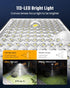 SUPERDANNY Solar Motion Sensor Outdoor Flood Lights with 113 Bright LEDs, Dusk to Dawn Outside Flood Lights with 16ft Cable IP65 Waterproof, Secur...