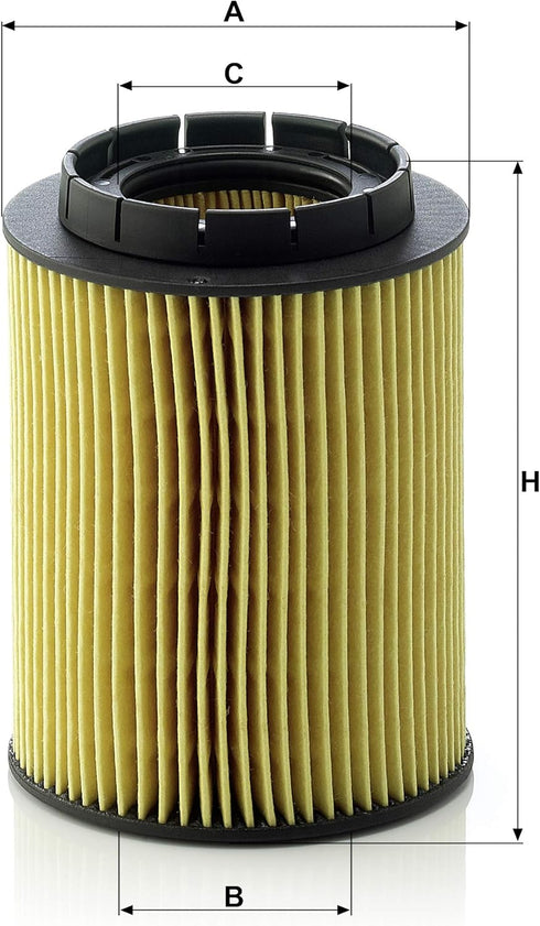 Mann Filter HU 932/6 N Metal-Free Oil Filter...