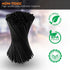 300 Cocktail Bar Straws for Drinks - Coffee Stirrers Plastic - Drink Stirrers - Short Coffee Stir Straws - Black Mini Bar Cocktail Straws...