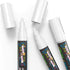 CHALKY CROWN Liquid Chalk Marker Pen - White Dry Erase Marker - Chalk Markers for Chalkboard Signs, Windows, Blackboard, Glass - 6mm Reversible Ti...