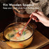6pcs 9in Wooden Spoons, Soup Spoons Set, Long Handle Wooden Utensils for Cooking, Tasting, Serving, Stirring and Mixing (6pcs 9in)...