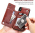 iPhone Xs Max Wallet Case with Card Holder,OT ONETOP Premium PU Leather Kickstand Card Slots Case,Double Magnetic Clasp and Durable Shockproof Cov...