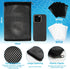 10pcs Aquarium Filter Media Bags - Mesh Filter Bags Reusable Bags With Zipper for Activated Carbon Ceramic Rings Filter Balls Fish Tank Pond 5.9 X...