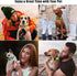 Compatible with Airtag Dog Collar, Adjustable Air Tag Dog Collar with Durable Quick Snap Buckle, Imitation Nylon Dog Collar with Waterproof Apple ...
