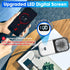Upgraded 5-in-1 Portable Handheld Fan, Necklace Fan, Mini Desk Fan, Foldable Phone Stand, Emergency Backup Power, Quiet USB Rechargeable Personal ...