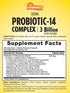 Sundance Probiotic-14 Complex | 3 Billion Active Cultures | 60 Capsules | Non-GMO and Gluten Free Supplement...
