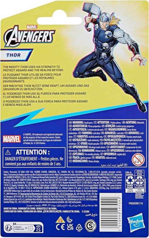 Marvel Epic Hero Series Thor Action Figure, 4-Inch, Avengers Super Hero Toys for Kids Ages 4 and Up...