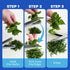 Jenaluca Herb Scissors with 5 Blades and Safety Cover - Cut, Chop & Mince Fresh Herbs & Leafy Greens - Stainless Steel Kitchen Shears with Cleanin...