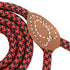 Mile High Life | Mountain Climbing Dog Rope Leash with Heavy Duty Metal Sturdy Clasp | Genuine Leather Tailored Connection with Strong Stitches (R...
