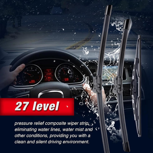 3 Wipers 24"/17"/13" Windshield Wiper Blades Fit for GMC Terrain Chevy Equinox 2017 2016 2015 2014 2013 2012 2011 2010 OEM Quality Automotive Wind...