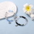 2pcs Couple Bracelets, Magnetic Butterfly And Moon Matching Bracelets Mutual Attraction Valentine Relationship Love Heart Bracelets Friend Jewelry...