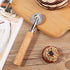 Bewudy Pastry Cutter Wheel, Professional Pasta Maker Cutter Wheel with Roller, Zinc Alloy Dumpling Lace Dough Noodle Ravioli Pizza Making Cutter f...
