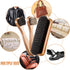 4 Pcs Horsehair Shine Shoes Brush Kit Polish Dauber Applicators Cleaning Leather Shoes Boots Care Brushes Suede Cleaner Brush with Microfiber Shoe...