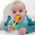 Dr. Brown's Baby Bib with Adjustable Collar and Fox Design, 100% Silicone & Waterproof, Teal/Purple, 2-Pack...