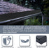 4 Pack Aluminum Gutter Valley Splash Guards, Rainwater Roofing Gutter Guard, Straight Gutter Splash Guard for Flat Shingle Roofs, Valley, Corner, ...