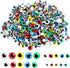 UPINS 1000 Pcs Self Adhesive Googly Wiggle Eyes for DIY, Multi Colors and Sizes Craft Sticker Eyes...