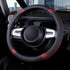 eing Steering Wheel Cover for Car,Truck, SUV and More, Universal 15 inch, Anti-Slip,Sporty and Soft - Black&Red Wine...